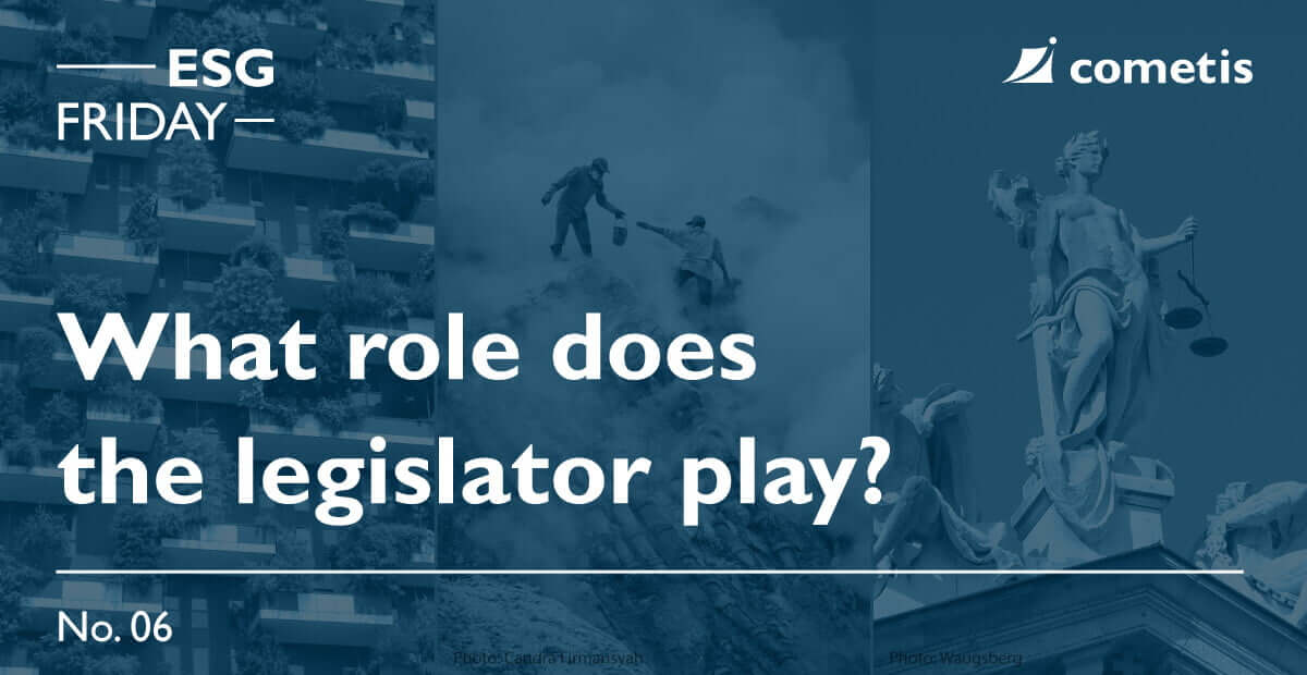 ESG: What role does the legislator play?