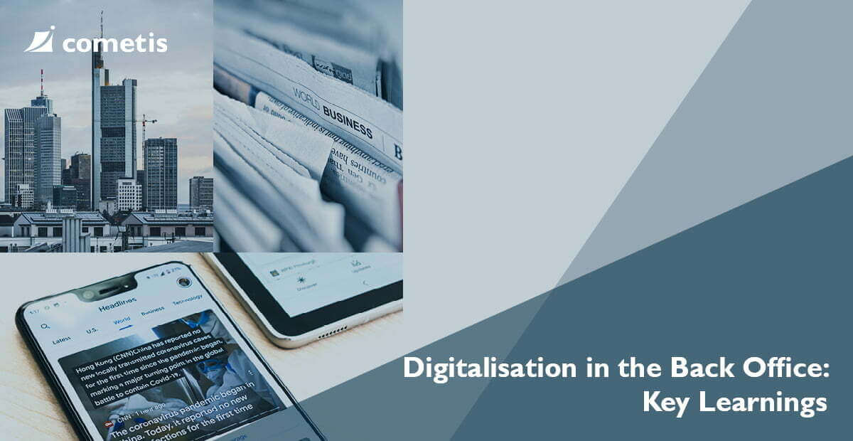 Digitalisation in the Back Office